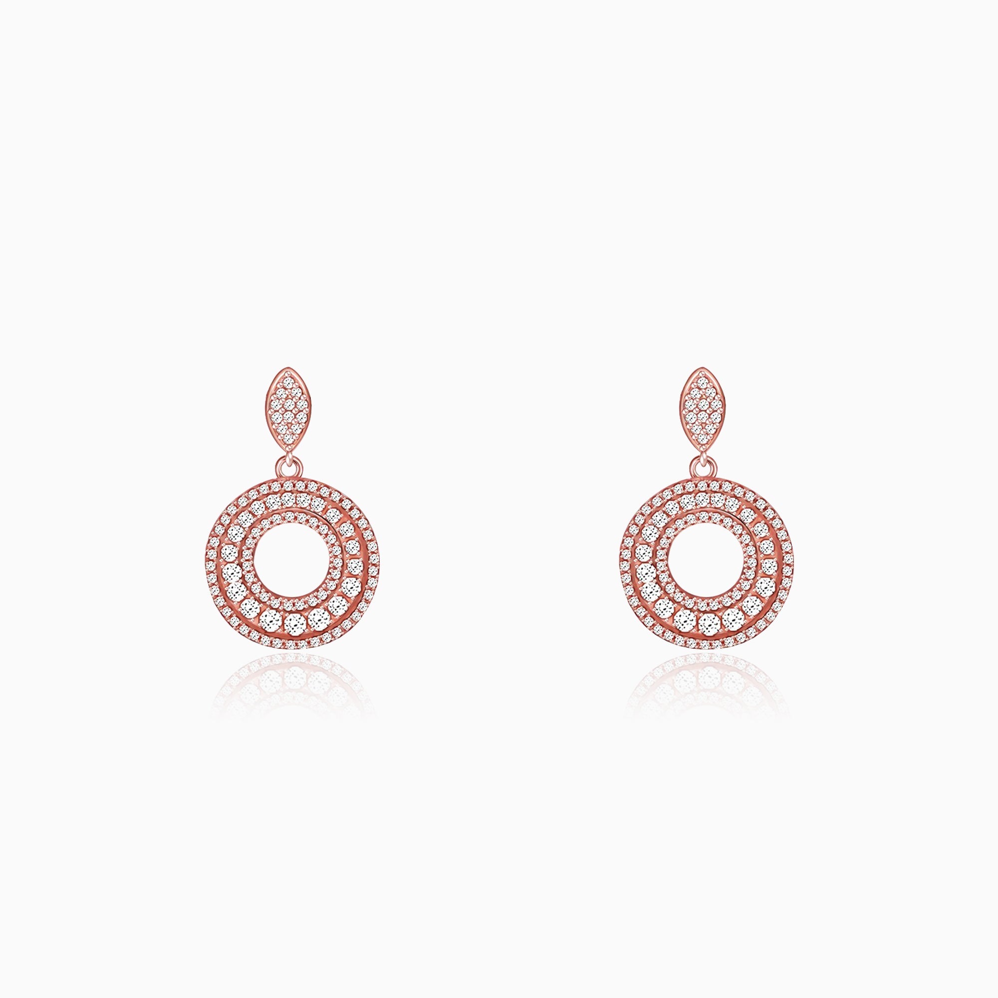Anushka Sharma Rose Gold Classic Earrings