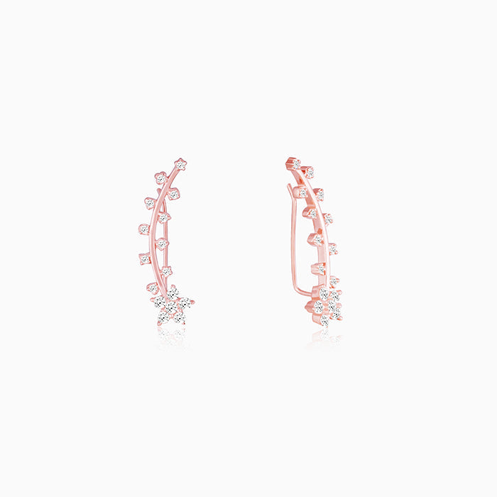 Buy Rose Gold Floral Branch Ear Cuffs for Girls Online