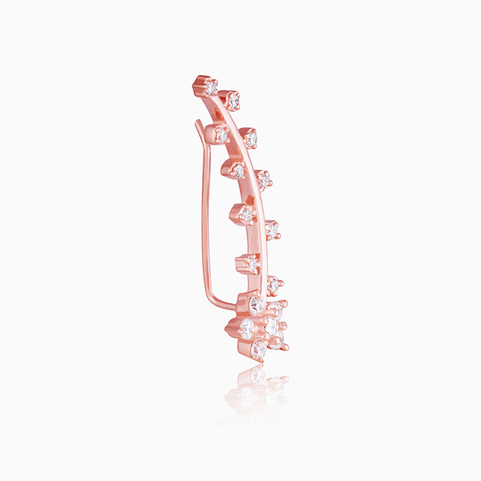 Buy Rose Gold Floral Branch Ear Cuffs for Girls Online